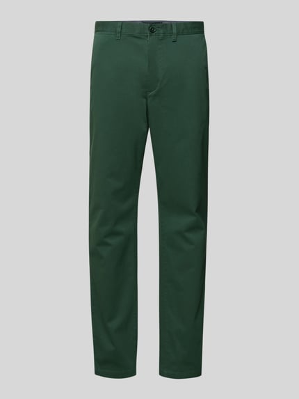 Tommy Hilfiger Straight Leg Chino aus Baumwoll-Mix Modell 'DENTON' Dunkelgruen 2