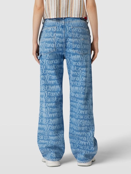 Tommy Jeans Jeans mit Logo-Muster Modell 'DAISY' Jeansblau 5