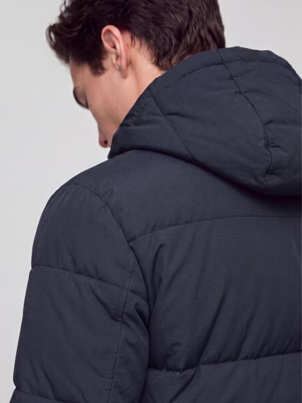 Selected Regular Fit Pufferjacke mit Kapuze Modell 'SLMVINCENT' Dunkelblau 3