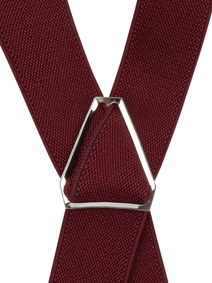 Willen Hosenträger in X-Form Bordeaux 2