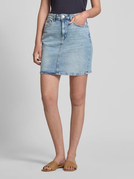 VILA Spódnica jeansowa z 5 kieszeniami model ‘KAJA’ Jeansowy niebieski 4