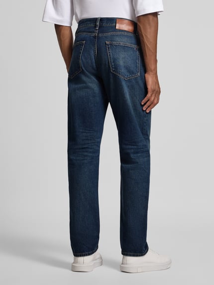 Tommy Hilfiger Jeansy o kroju straight fit z czystej bawełny Ciemnoniebieski 5