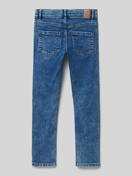 NAME IT Slim fit jeans in 5-pocketmodel, model 'SALLI' Blauw - 3