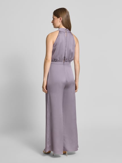 SWING Jumpsuit met opstaande kraag Paars - 5