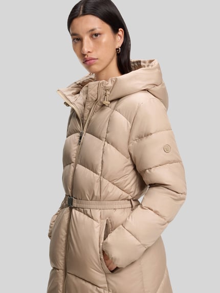 BOSS Pufferjacke mit tailleriem Pepula Beige gemêleerd - 6