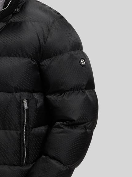 BOSS Regular Fit Daunenjacke mit abnehmbarer Kapuze Black 5