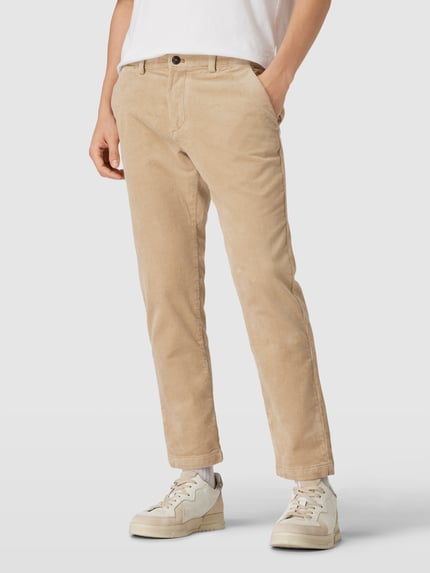 MANGO Hose in Cord-Optik Modell 'berdam' Beige 4