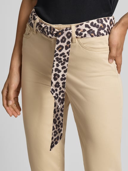 Marc Cain Stoffen broek met 5-pocketmodel Zand - 3