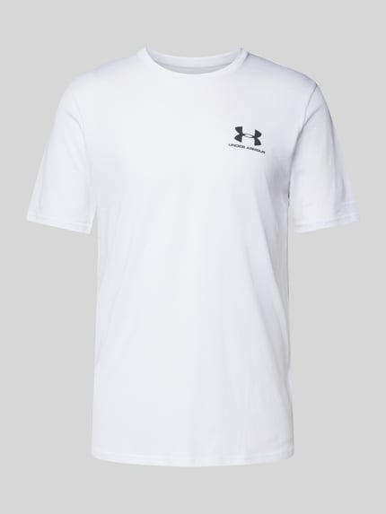 Under Armour T-shirt met labelprint Wit - 2