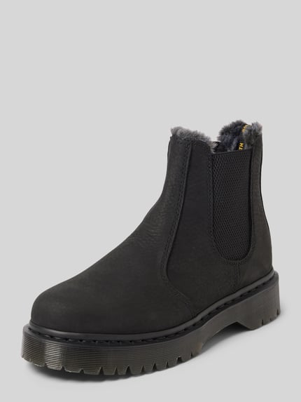 Dr. Martens Chelsea boots van leer met elastische inzetstukken Zwart - 1