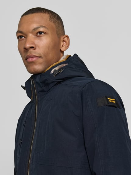PME Legend kurtka o kroju regular fit z kapturem model 'SNOWPACK' Granatowy 3