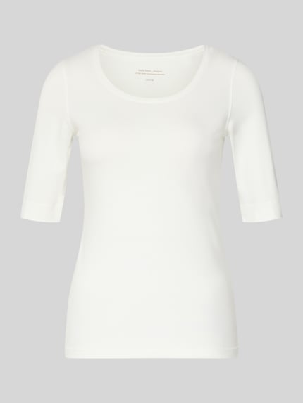 OPUS T-shirt met halflange mouwen, model 'Daily' Offwhite - 2