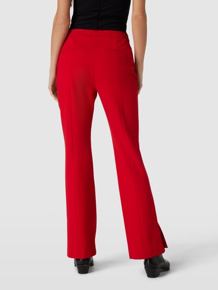 Karl Lagerfeld Stoffen broek met zijsplitten, model 'PUNTO' Rood - 5