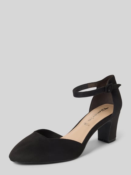 Tamaris Pumps met blokhak Zwart - 1