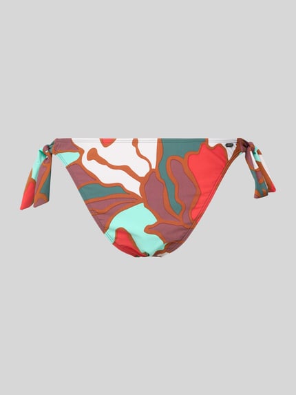 Barts Bikinibroekje met vetersluitingen opzij, model 'BUNBE CHEEKY BUM' Rood - 3