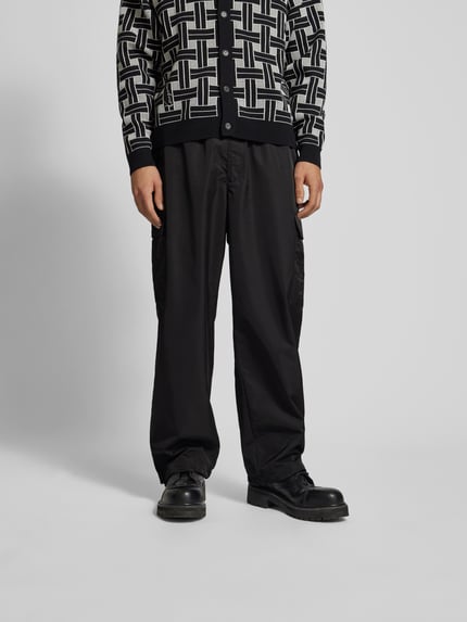 Kenzo cargobroek met elastische band Zwart - 4