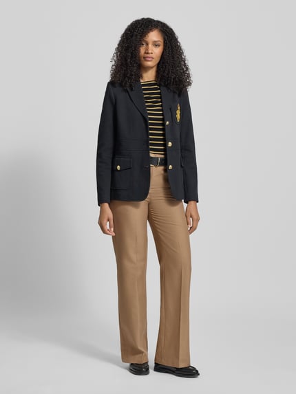 Lauren Ralph Lauren T-shirt met boothals, model 'JUDY' Neongeel - 1