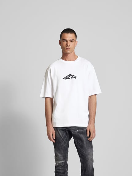 Dsquared2 T-shirt z nadrukiem z logo Biały 4