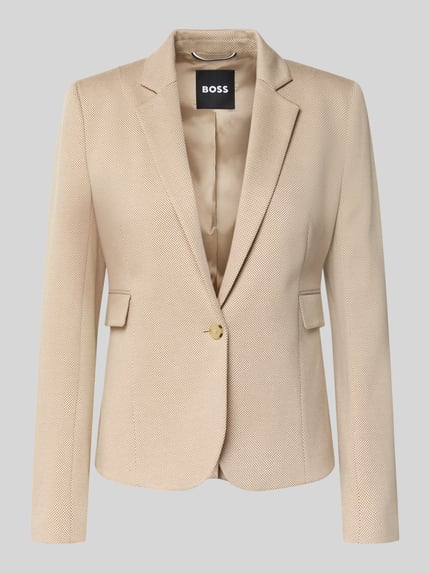 Żakiet taliowany z mieszanki wiskozy model ‘JIA13’ Shop The Look MANNEQUINE