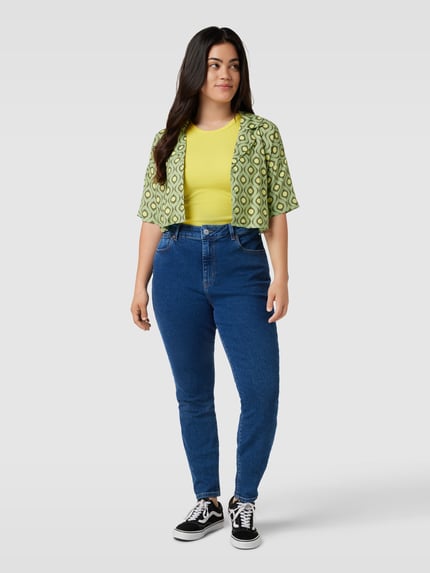 Tommy Jeans Curve PLUS SIZE Jeans im 5-Pocket-Design Modell 'MELANY' Dunkelblau 1
