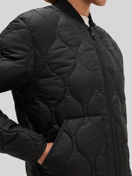 Marc O'Polo Relaxed Fit Steppjacke mit gesteppter Struktur Black 3