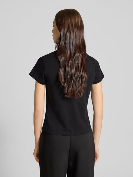 GUESS Activewear T-Shirt mit Strasssteinbesatz Modell 'NARCISO' Black 5