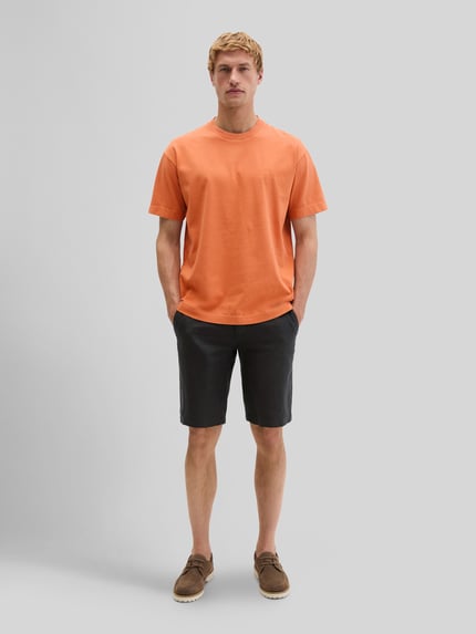 Marc O'Polo Loose Fit T-Shirt aus reiner Baumwolle Orange 1