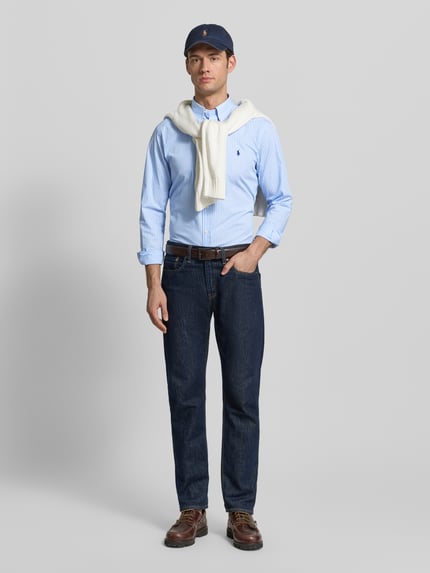 Polo Ralph Lauren Freizeithemd mit Knopfleiste Bleu 1