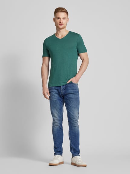 OLYMP Level 5 Regular Fit T-Shirt aus reiner Baumwolle Bottle 1