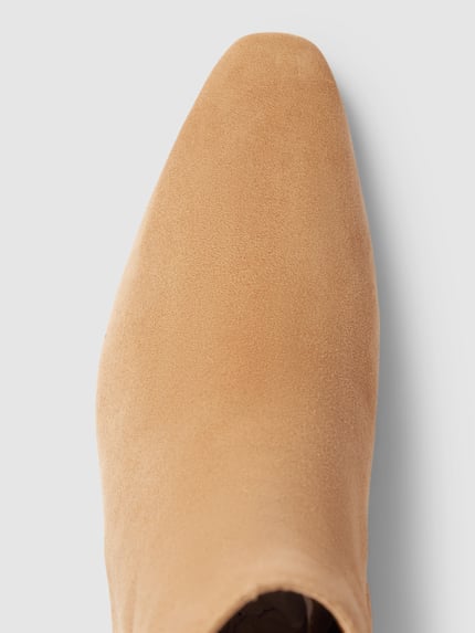 Lauren Ralph Lauren Laarsjes van leer met labeldetail, model 'WILLA' Beige - 3