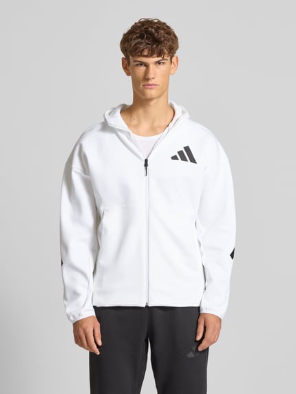 adidas Sportswear Sweatjack met ritssluiting Wit - 4