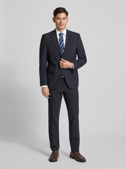 BOSS Slim Fit Businesshemd aus reiner Baumwolle Modell 'HANK' Weiss 1