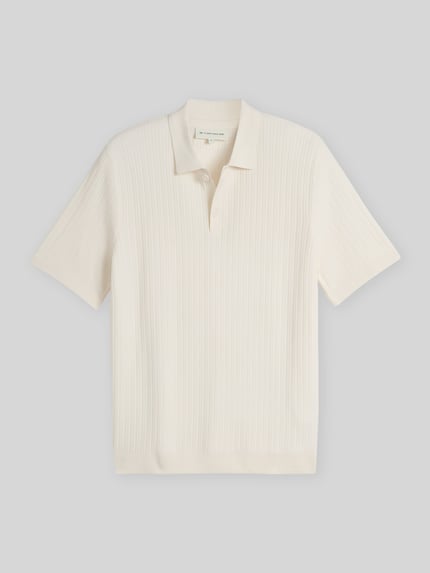 Tom Tailor Regular Fit Poloshirt aus reiner Baumwolle Weiss 2