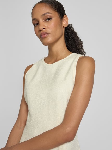 Marc Cain A-Linie Minikleid mit Woll-Anteil Offwhite 3