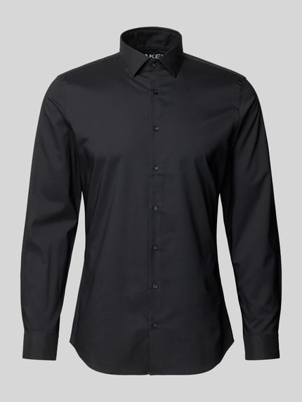 Super Slim Fit Business-Hemd mit Kentkragen Shop The Look MANNEQUINE