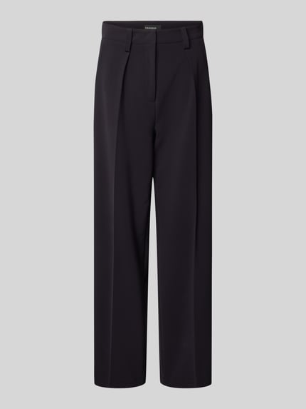 CAMBIO Stoffen broek met Franse steekzakken, model 'KANNY' Marineblauw - 2