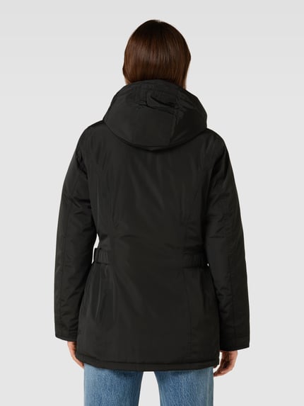 Wellensteyn Shaped Fit Parka mit Label-Applikation Modell 'ARUBA' Black 5