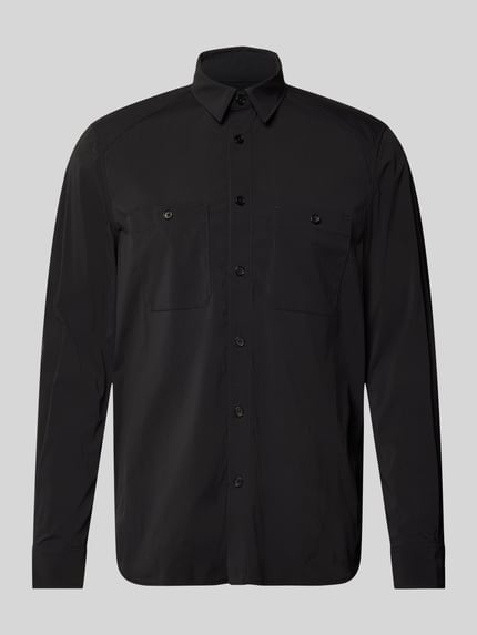 DRYKORN Regular fit overhemdjack met opgestikte borstzakken, model 'NOWEN' Zwart - 2