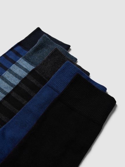 FALKE Socken mit Stretch-Anteil im 5er-Pack Blau 2