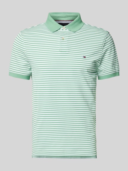Tommy Hilfiger Regular Fit Poloshirt aus Baumwoll-Mix Mint 2