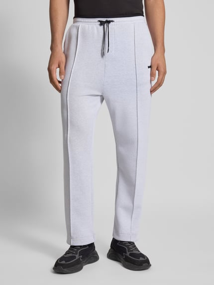 BOSS Green Relaxed Fit Sweathose mit Baumwoll-Anteil  Weiss 4
