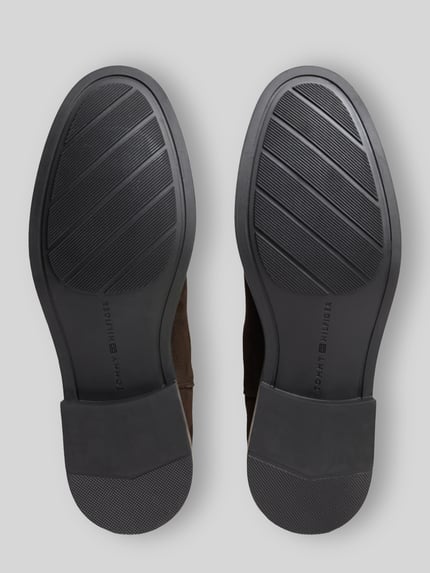 Tommy Hilfiger Chelseas aus echtem Leder mit Logo-Detail Dunkelbraun 3