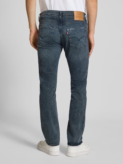 Levi's® Slim fit jeans in used-look, model '511®' Jeansblauw - 5