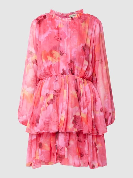 Lace & Beads Cocktailkleid mit floralem Print Pink 2