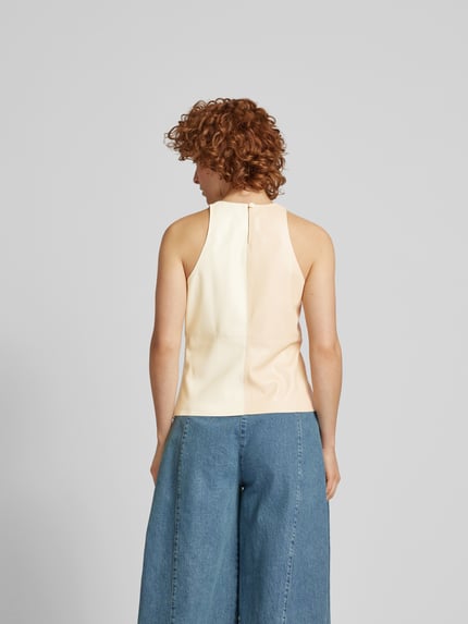 Nanushka Top in two-tone-uitvoering Lichtgeel - 5