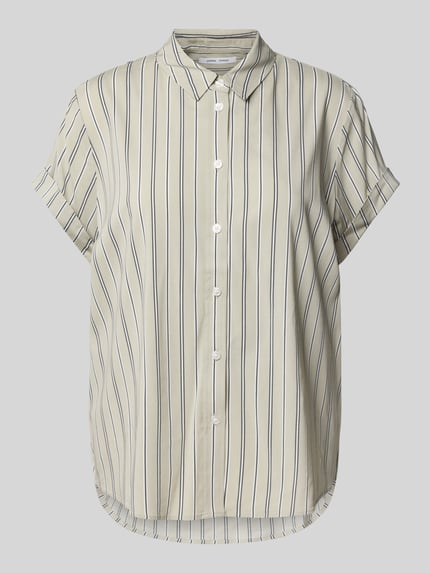 Samsøe Samsøe Regular Fit Bluse mit Knopfleiste Modell 'MAJAN' Lind 2