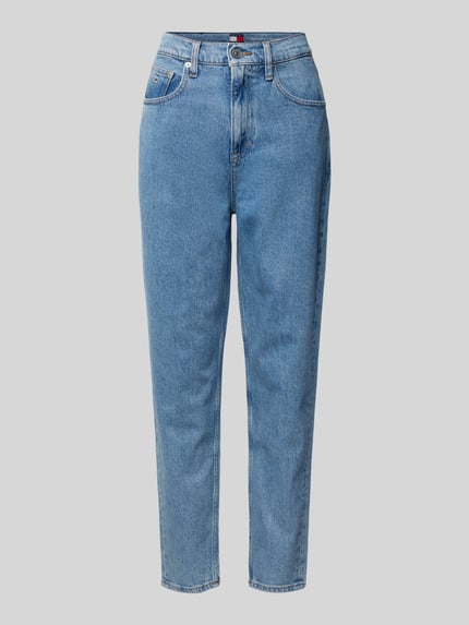 Tommy Jeans Jeansy o kroju mom fit z mieszanki bawełny Jasnoniebieski 2