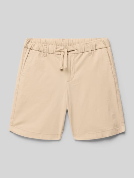 JACK & JONES Szorty z elastycznym pasem i wpuszczanymi kieszeniami model ‘JAIDEN’ Piaskowy 1