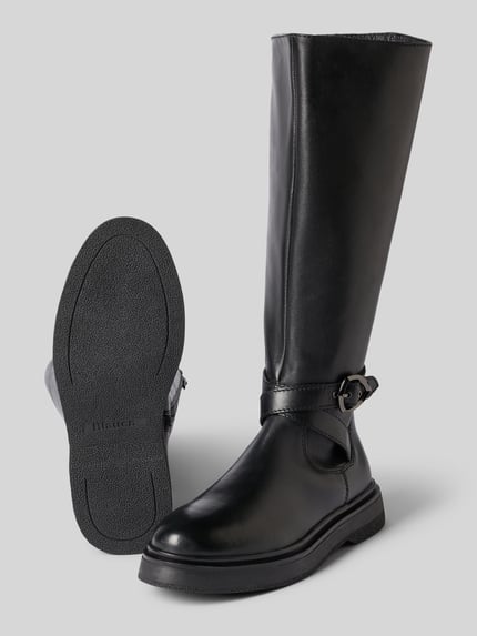 Blauer USA Stiefel mit Reißverschluss Modell 'HANNA' Black 4