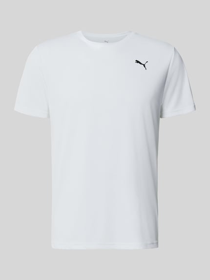 PUMA Performance Regular fit sport-t-shirt met logoprint model 'TAD Essential' Wit - 2
